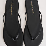 Sandalo donna infradito in pelle marrone 10165 NERO ACCADEMIE TESSILI 