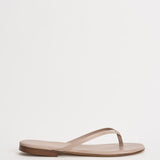 Sandalo donna infradito in pelle sabbia 10165 TAUPE ACCADEMIE TESSILI 