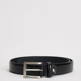 Cintura uomo in pelle nera F00135 NERO ACCADEMIE TESSILI 