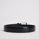Cintura uomo in pelle nera F00135 NERO ACCADEMIE TESSILI 