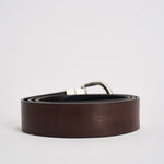Cintura uomo doublef ace in pelle marrone e nera GI.ESCAPE DOUBLEFACE ACCADEMIE TESSILI 