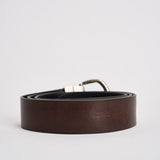 Cintura uomo doublef ace in pelle marrone e nera GI.ESCAPE DOUBLEFACE ACCADEMIE TESSILI 