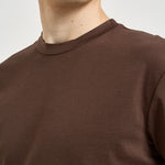T-shirt uomo girocollo marrone SH000760 MORO ACCADEMIE TESSILI 