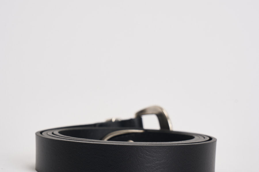 Cintura uomo in pelle nera VZ15 NERO ACCADEMIE TESSILI 
