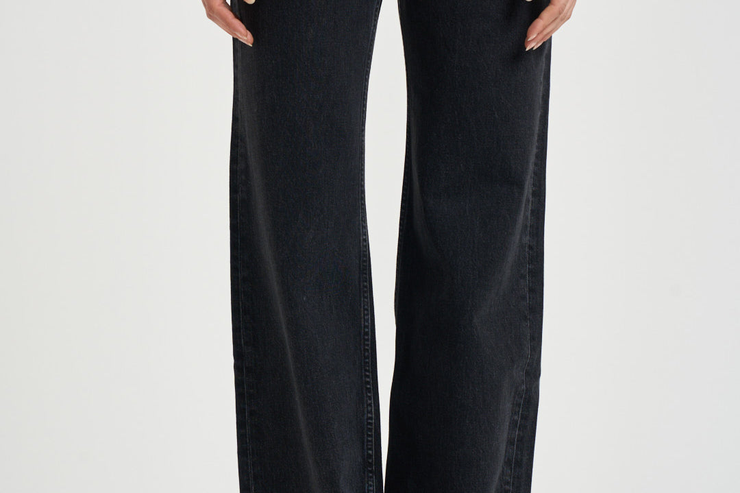 Jeans donna Hugh in denim nero 1134 009VINTAGEBLACK ANINE BING 