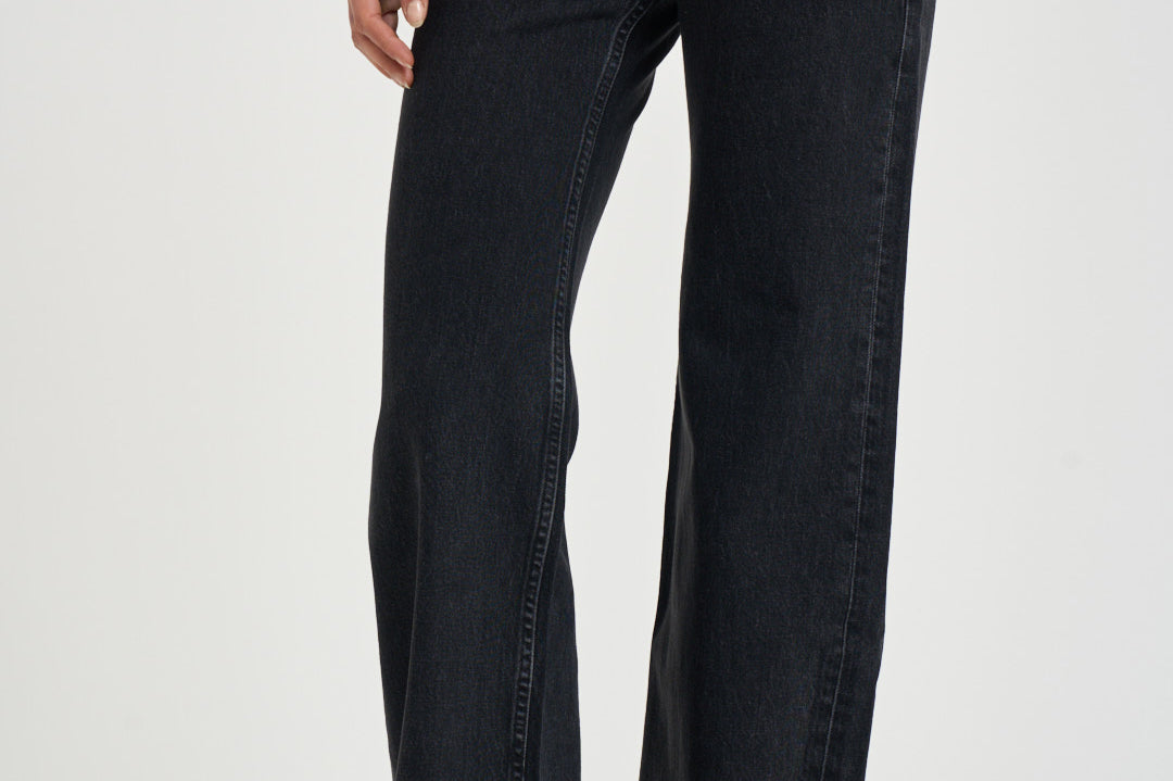 Jeans donna Hugh in denim nero 1134 009VINTAGEBLACK ANINE BING 