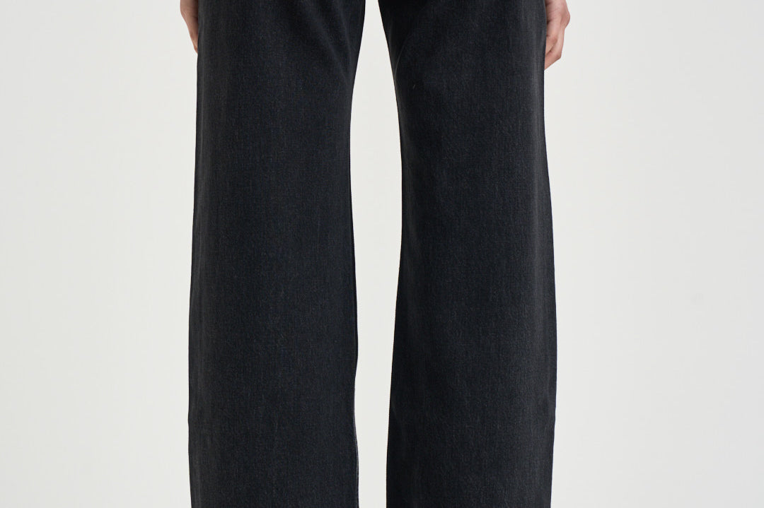 Jeans donna Hugh in denim nero 1134 009VINTAGEBLACK ANINE BING 