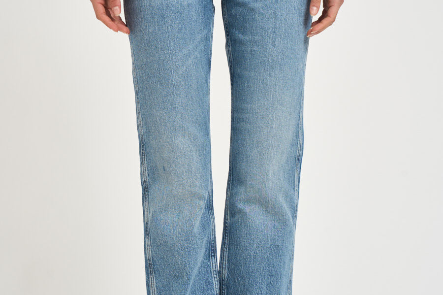 Jeans donna Jane in denim blu chiaro 11957 WHD39WASHED BLUE ANINE BING 