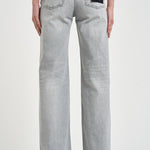 Jeans donna gamba dritta in denim grigio 12023 WASHEDGREY ANINE BING 