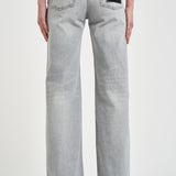 Jeans donna gamba dritta in denim grigio 12023 WASHEDGREY ANINE BING 