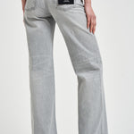 Jeans donna gamba dritta in denim grigio 12023 WASHEDGREY ANINE BING 