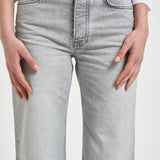 Jeans donna gamba dritta in denim grigio 12023 WASHEDGREY ANINE BING 