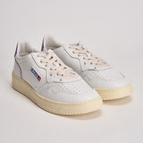Sneakers uomo Medalist Low bianca e viola AULM LL08 AUTRY 