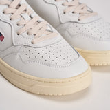 Sneakers uomo Medalist Low bianca e viola AULM LL08 AUTRY 
