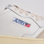 Sneakers uomo Medalist low in suede beige e nera AULM LS21 AUTRY 