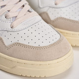 Sneakers uomo Medalist low in suede beige e nera AULM LS21 AUTRY 