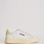 Sneakers donna Medalist Low ianca e gialla AULW DL02 AUTRY 