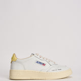 Sneakers donna Medalist Low ianca e gialla AULW DL02 AUTRY 