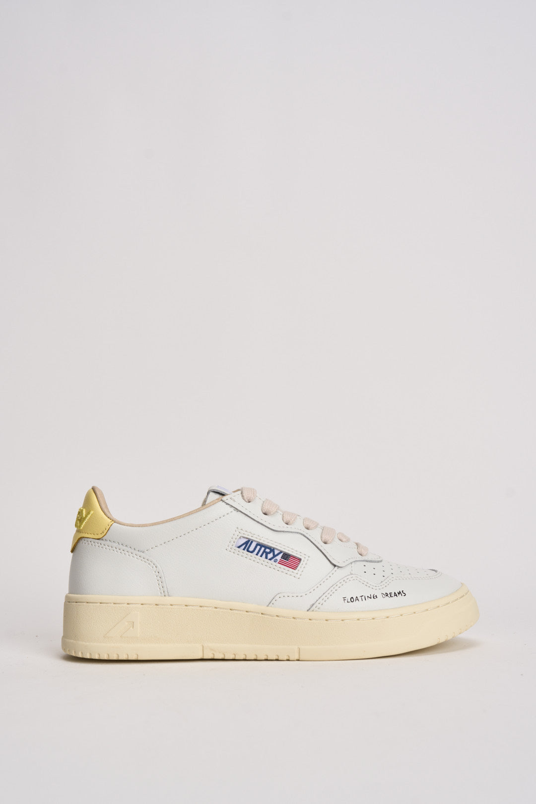 Sneakers donna Medalist Low ianca e gialla AULW DL02 AUTRY 