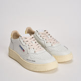 Sneakers donna Medalist Low ianca e gialla AULW DL02 AUTRY 