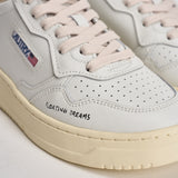 Sneakers donna Medalist Low ianca e gialla AULW DL02 AUTRY 