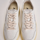 Sneakers donna Medalist low in pelle bianca AULW LL15 AUTRY 