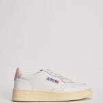 Sneakers Medalist Low donna bianca e rosa AULW LL16 AUTRY 