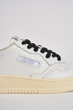 Sneakers donna Medalist Low bianca e cavallino leopardato AULW OC01 AUTRY 