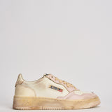 Sneakers donna Medalist vintage bianche e rosa AVLW SV08 AUTRY 