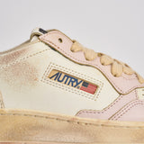 Sneakers donna Medalist vintage bianche e rosa AVLW SV08 AUTRY 