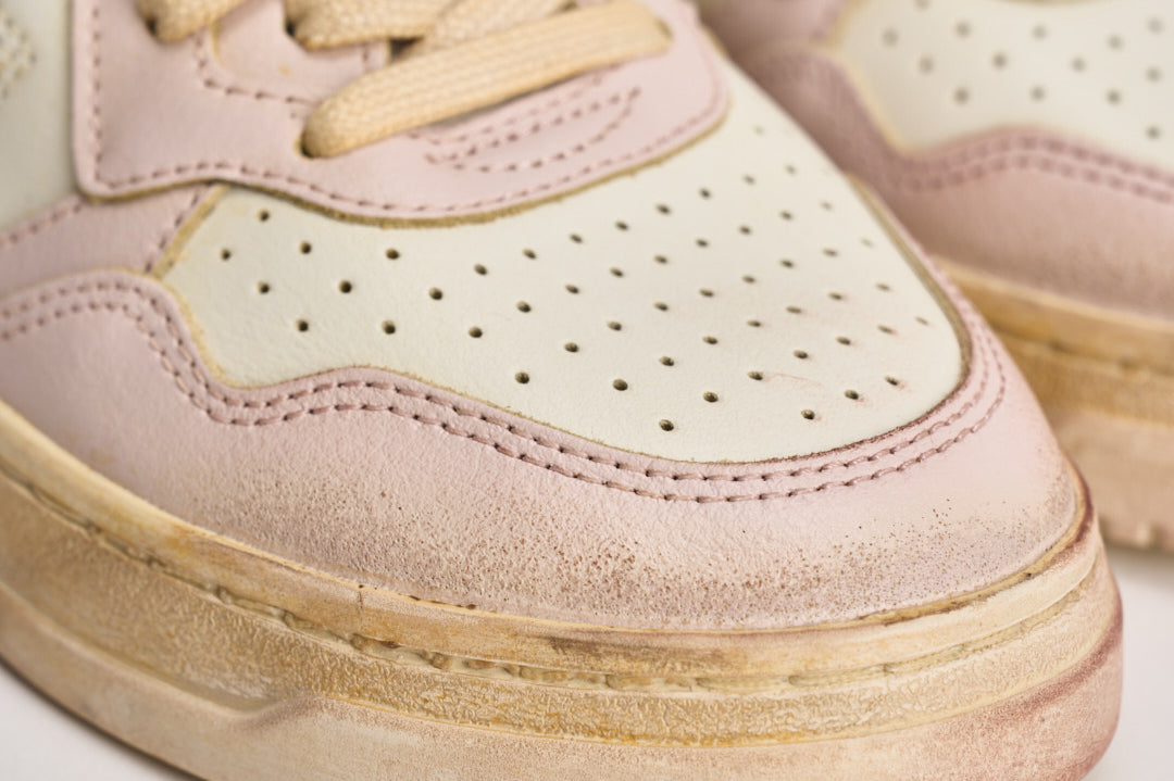 Sneakers donna Medalist vintage bianche e rosa AVLW SV08 AUTRY 