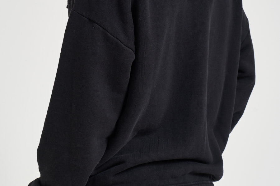 Felpa uomo cappuccio nera HIPX 032K AUTRY 