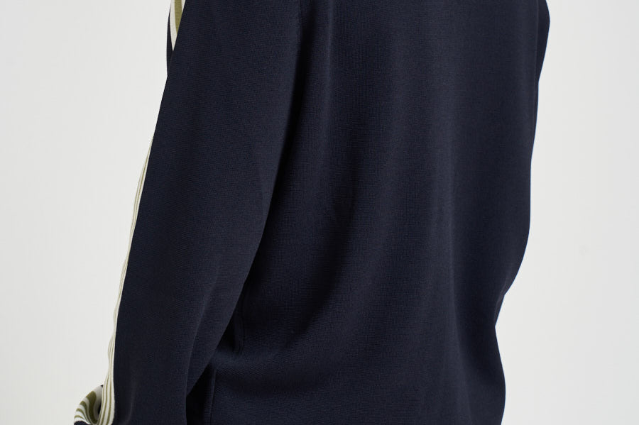 Cardigan in maglia blu navy JAPM 026B AUTRY 