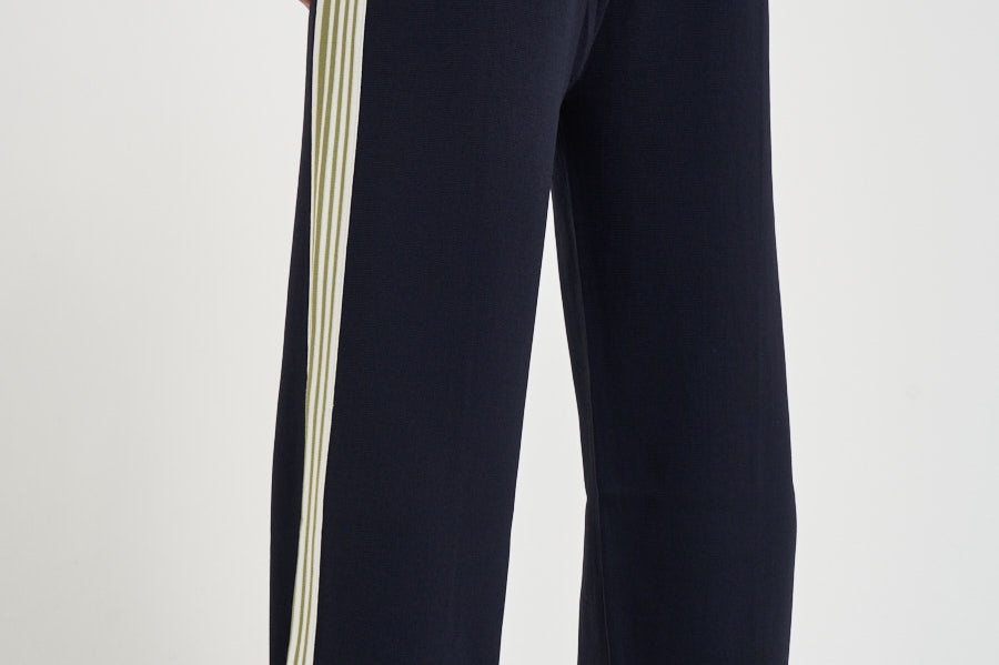 Pantalone uomo in maglia blu navy PAPM 027B AUTRY 