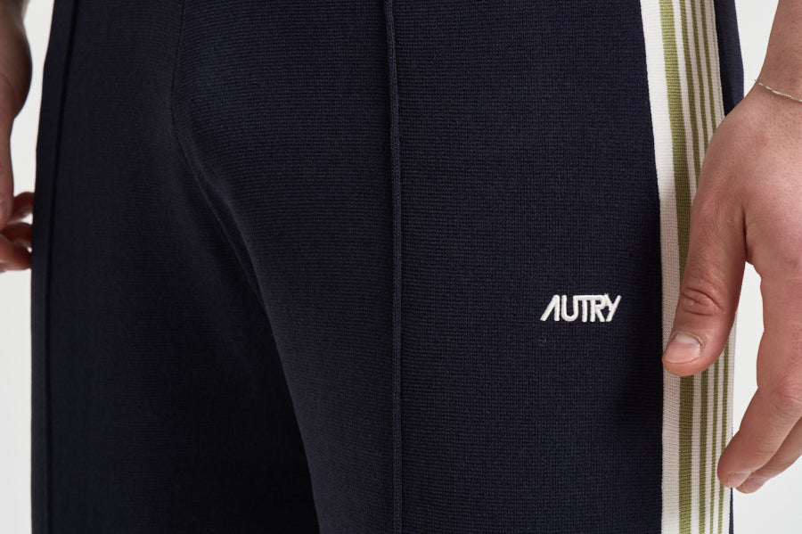 Pantalone uomo in maglia blu navy PAPM 027B AUTRY 