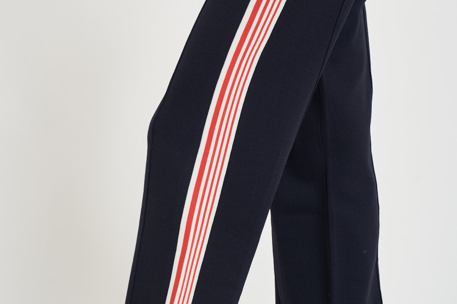 Pantalone donna in maglia blu PAPW 029B AUTRY 