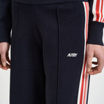 Pantalone donna in maglia blu PAPW 029B AUTRY 