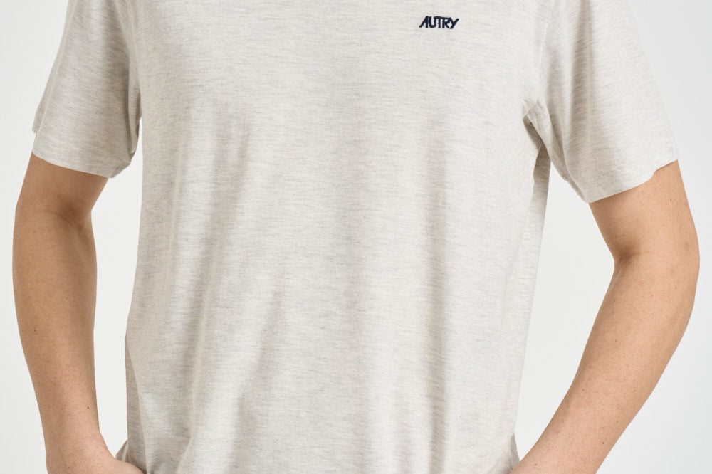 T-shirt uomo girocollo grigio melange TSPM 007M AUTRY 