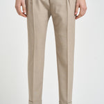 Pantalone uomo chino beige RETRO PO1383XDESERT BERWICH 
