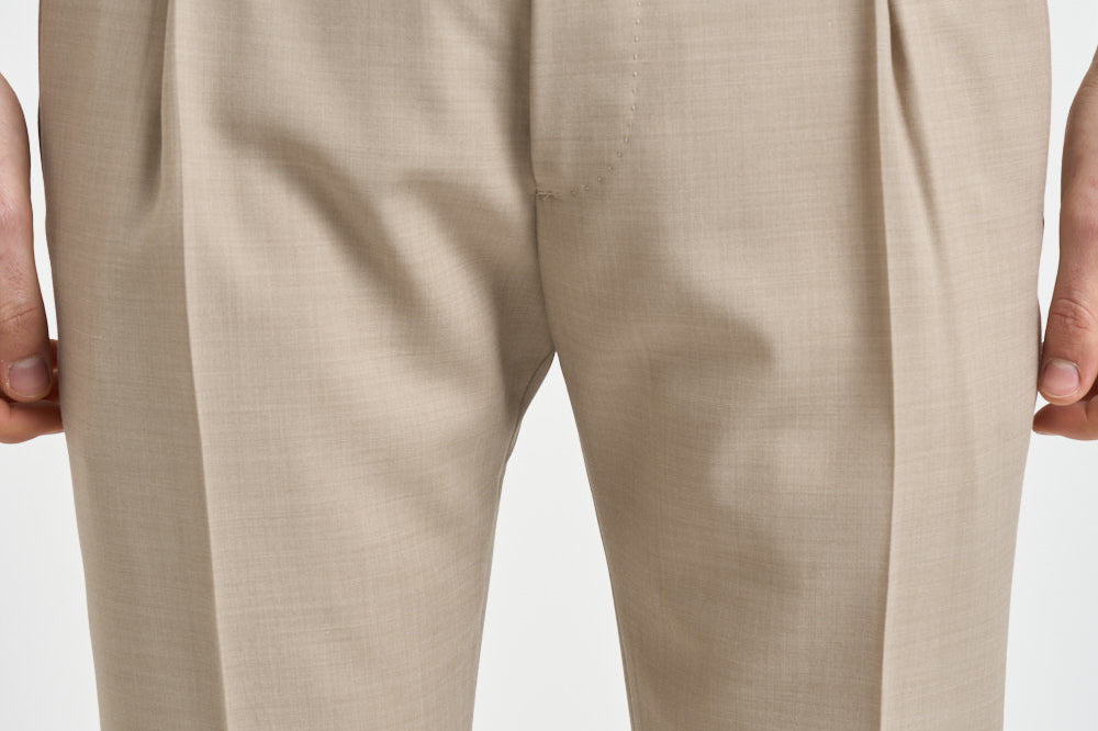 Pantalone uomo chino beige RETRO PO1383XDESERT BERWICH 