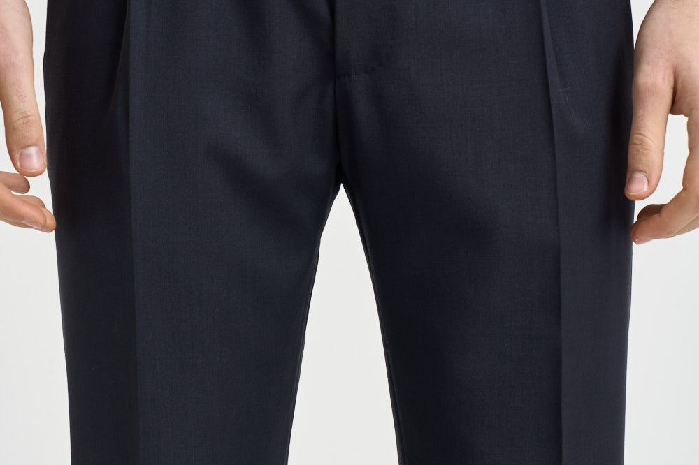 Pantalone uomo chino blu RETRO PO1383XNAVY BERWICH 