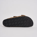 Sandalo uomo Arizona in suede marrone 1030865 DARK TEE BIRKENSTOCK 