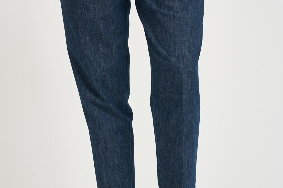Pantalone uomo denim doppia pinces BELLOD 30010461 BRIGLIA 
