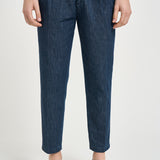 Pantalone uomo denim doppia pinces BELLOD 30010461 BRIGLIA 