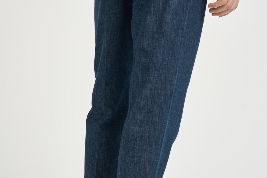 Pantalone uomo denim doppia pinces BELLOD 30010461 BRIGLIA 