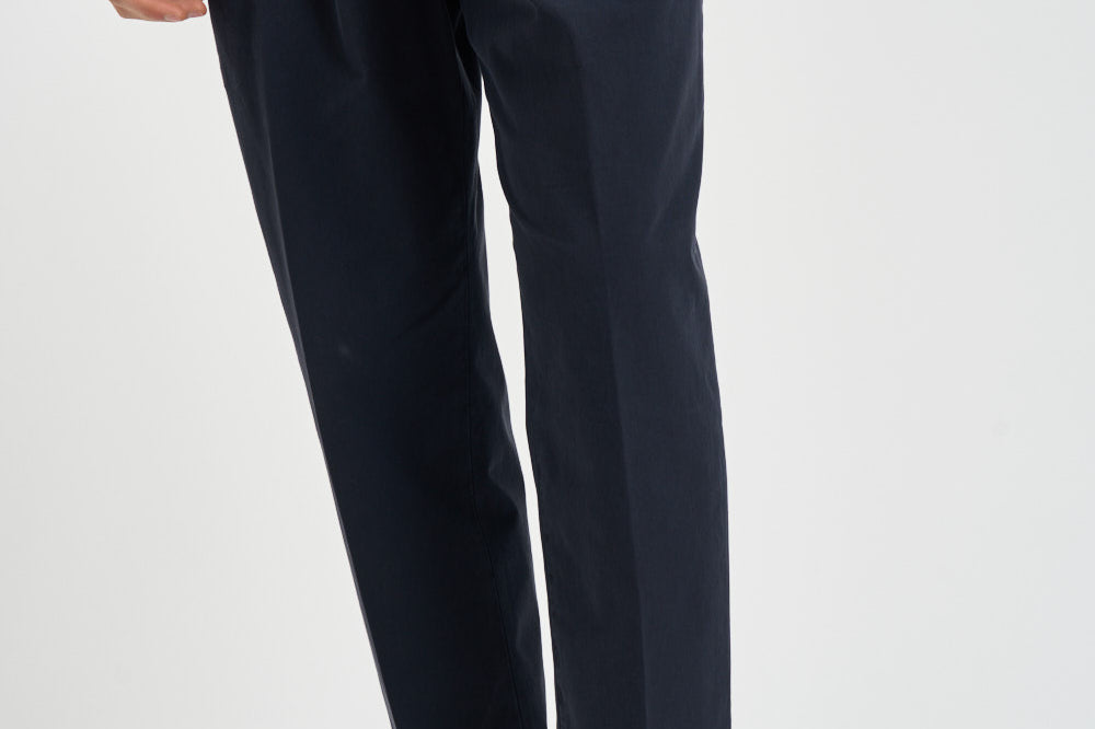 Pantalone uomo doppia pinces blu BELLOD 300519511 BRIGLIA 
