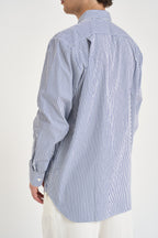 Camicia uomo a righe bianco e blu B018 BLUE COMME DES GARCON PLAY 