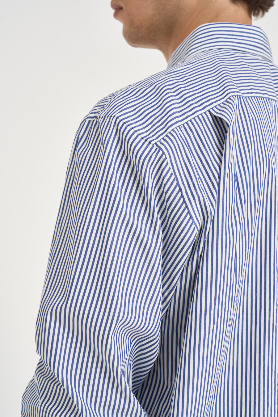 Camicia uomo a righe bianco e blu B018 BLUE COMME DES GARCON PLAY 