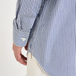 Camicia uomo a righe bianco e blu B018 BLUE COMME DES GARCON PLAY 