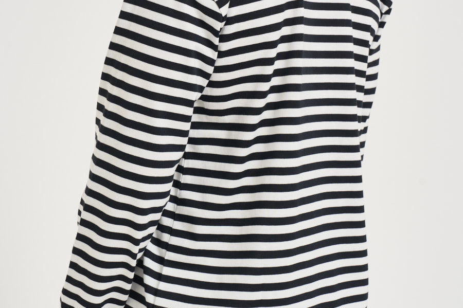 Maglia uomo a righe bianca e nera T164 BLACKWHITE COMME DES GARCON PLAY 